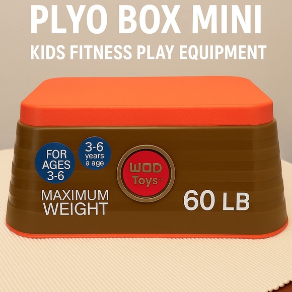 WOD Toys® Plyo Box Mini – Kids Fitness Play Equipment, 3–6 Years - Picture 1 of 5